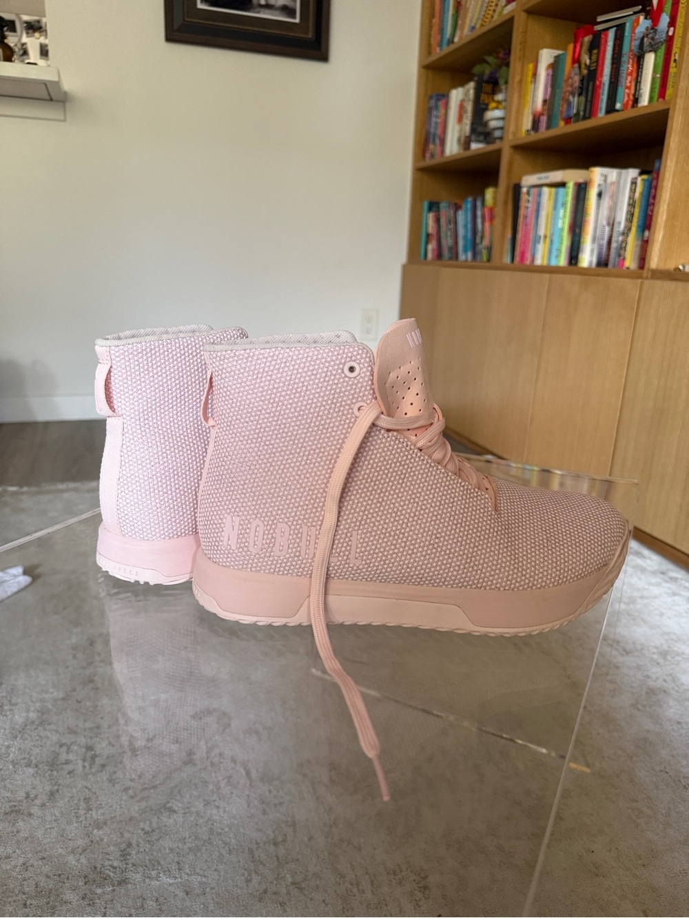 NOBULL OUTWORK HIGH-TOP | Blush Pink/ Sunrise W Sz 10.5/ M Sz 9 | NWT